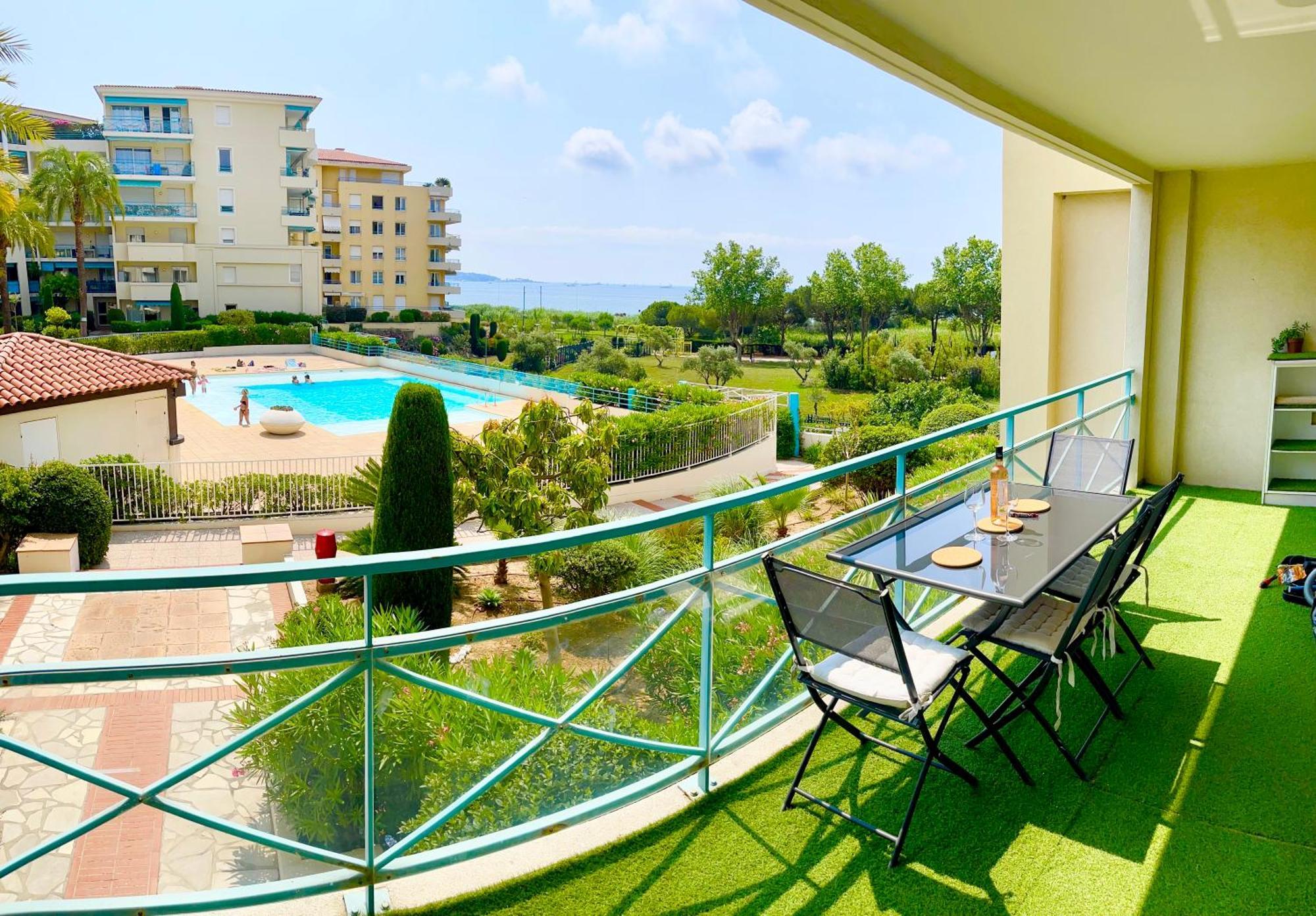 1 Bedroom Sea View, Swimming Pool, Beach On Foot, Parking Antibes Buitenkant foto